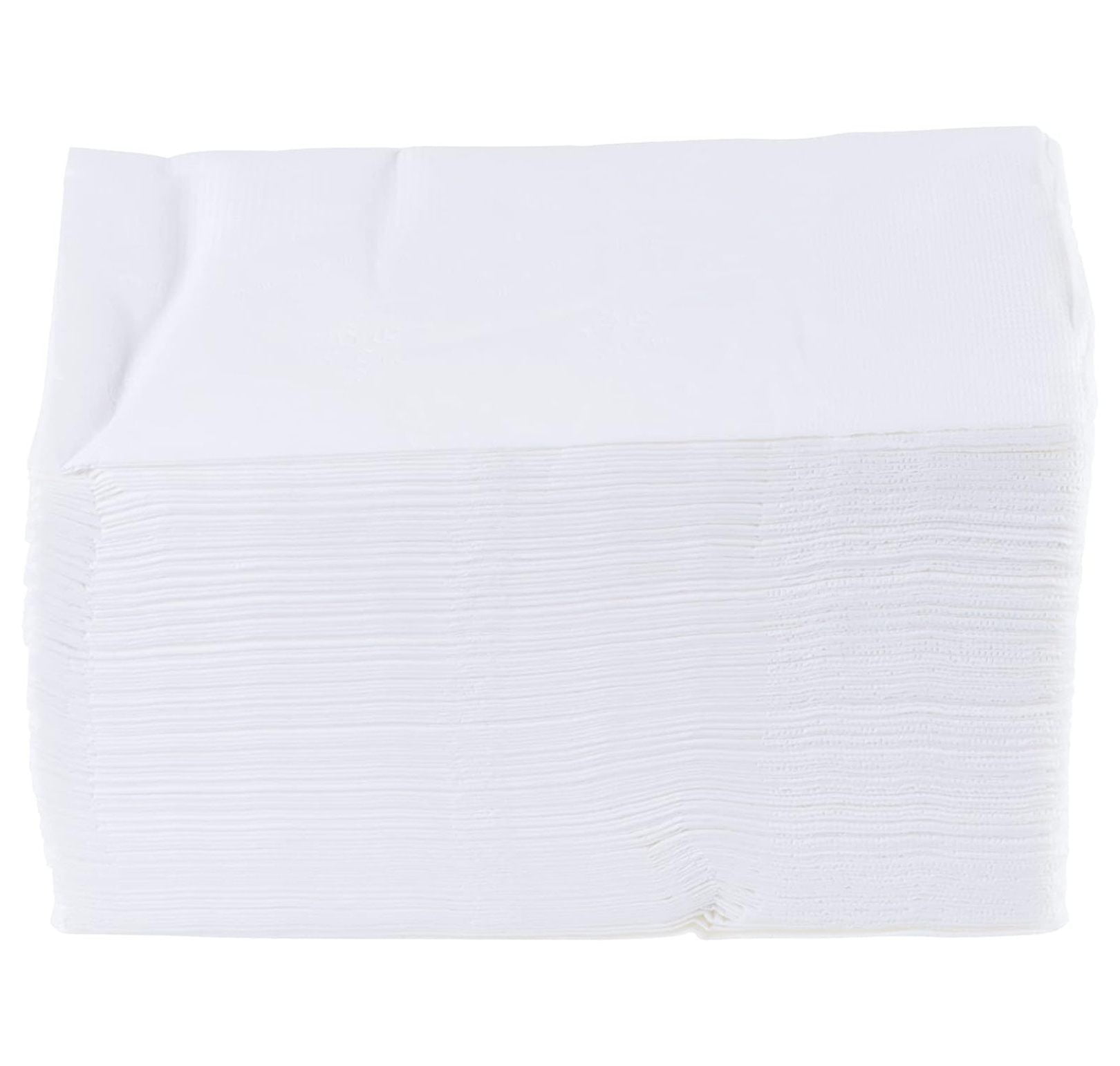 2-Ply White Dinner Napkins 15 x 17, White 1500/pk, Everyday Napkins, Perfect for Restaurants, Diners, & Home