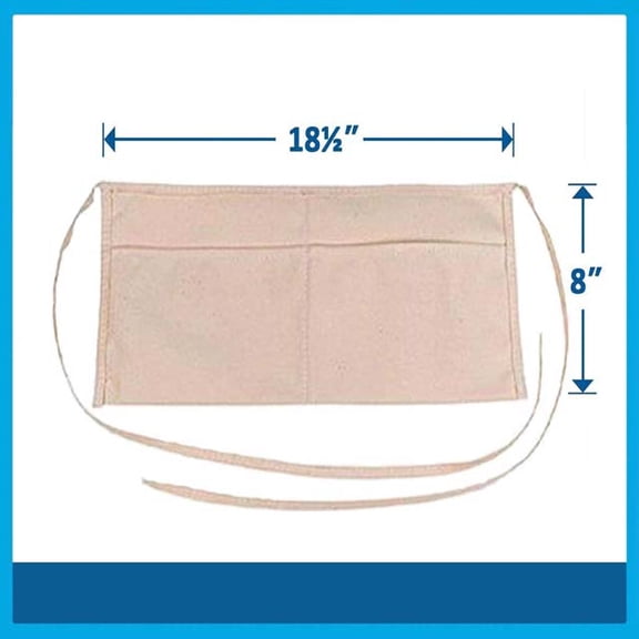 2-Pocket Canvas Apron