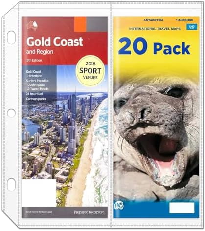 2-Pocket Folded Map Sleeves, Brochure Holder, Map Protector, 4.5