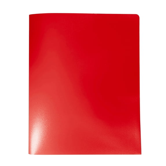 2-Pocket Folder, Poly Folders, Plastic Folders with Pockets, Heavy Duty Two Pocket Folder Business Card Holder, Plastic Folders with 2 Pockets for Letter Size Paper, 9.4" x 11.4"