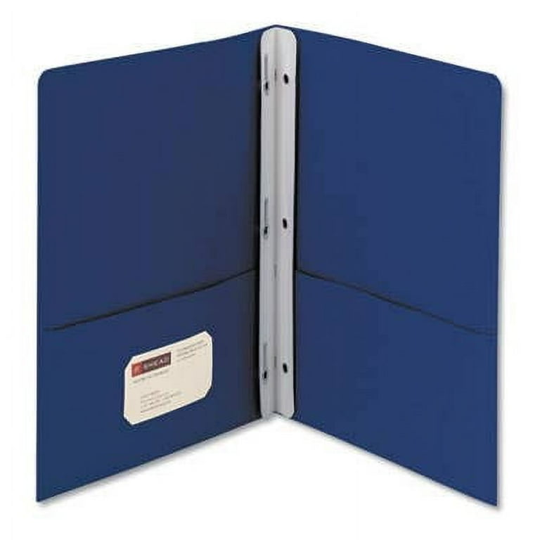 2-Pocket Folder withTang Fastener, Letter, 1/2