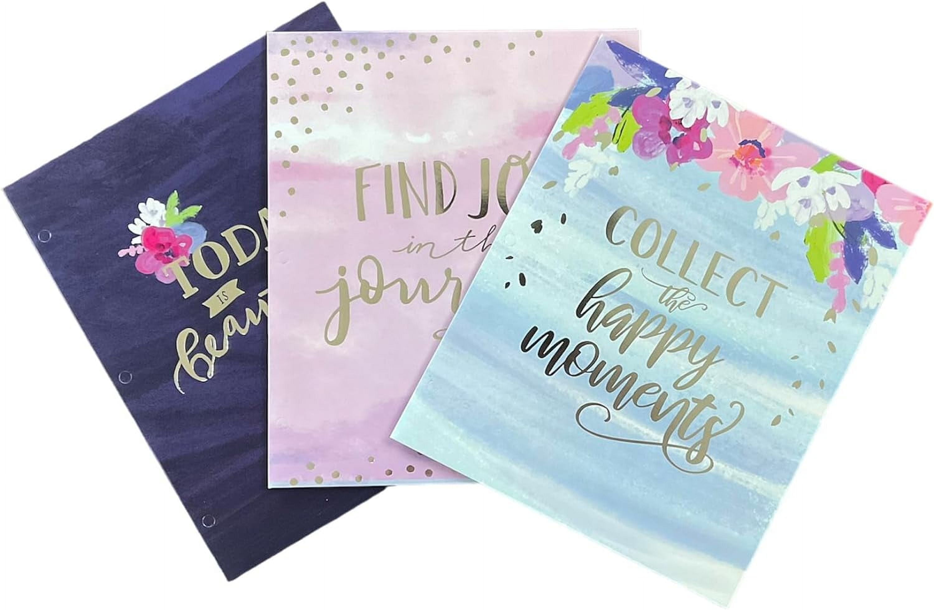 2 Pocket Folders Portfolios 3 Designer Patterns Letter Size Decorative