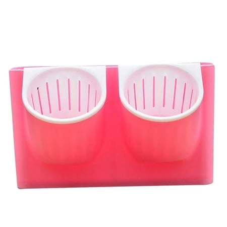 2-Pocket Self Water Vertical Garden Wall Hanging Planter Flower Pots Plant Containers And Flower Pots Pink