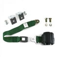 thumbnail image 1 of 2 Point Dark Green Retractable Standard Buckle Seat Belt with Anchor Mounting Kit, 1 of 1