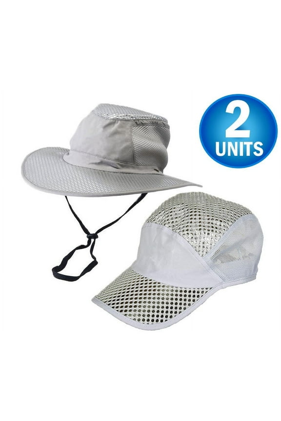 2 Polar Hydro Evaporative Cooling Hat With UV Reflective Protection Bucket Cap - Unisex - Cap & Brimmed Hat