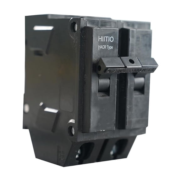2-Pole 40A Thermal-Magnetic Protection, Miniature Circuit Breaker, Plug-in Installation, 10KA Breaking Capacity DC Disconnect Switch for Residential and Light Commercial, UL Listed