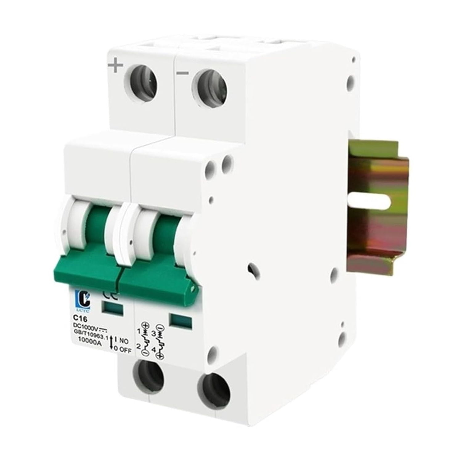 2 Pole Mcb Circuit Breaker DC 1000V 6A 10A 16A 20A 25A 32A 40A 50A 63A for Photovoltaic PV Breakers System