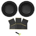 thumbnail image 1 of (2) Polk Audio DB1042DVC 10” 2100w Dual 4-Ohm Car Audio Subwoofer Sub+Rockmat, 1 of 11