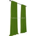thumbnail image 1 of 2 Polyester Panel Curtain 60 Wide X 108 Length Backdrop Background 24 COLORS", (Color: Apple Green), 1 of 2