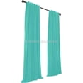 thumbnail image 1 of 2 Polyester Panel Curtain 60 Wide X 108 Length Backdrop Background 24 COLORS", (Color: Tiffany Blue), 1 of 2