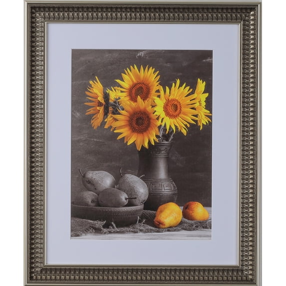 2" Polystyrene Lenox Modern Picture Frame by WholesaleArtsFrames-com 12x24 3360 Series - Silver - Made In USA