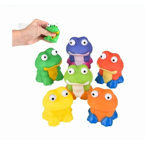2" Popping Eye Frogs - 12 Piece Assortment