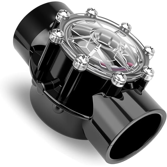 2-Port 180 Check Valve, 1-1/2" to 2" Straight Through Flow Replacement for Pool Spa (7235)