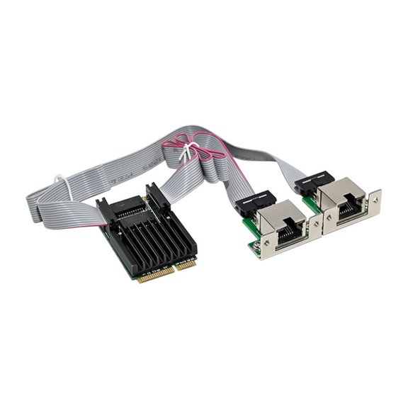 2 Port E networks Adapter with 1000Mbps Speed and Low Power Consumption