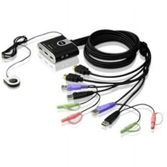 2-Port HD USB Cable KVM