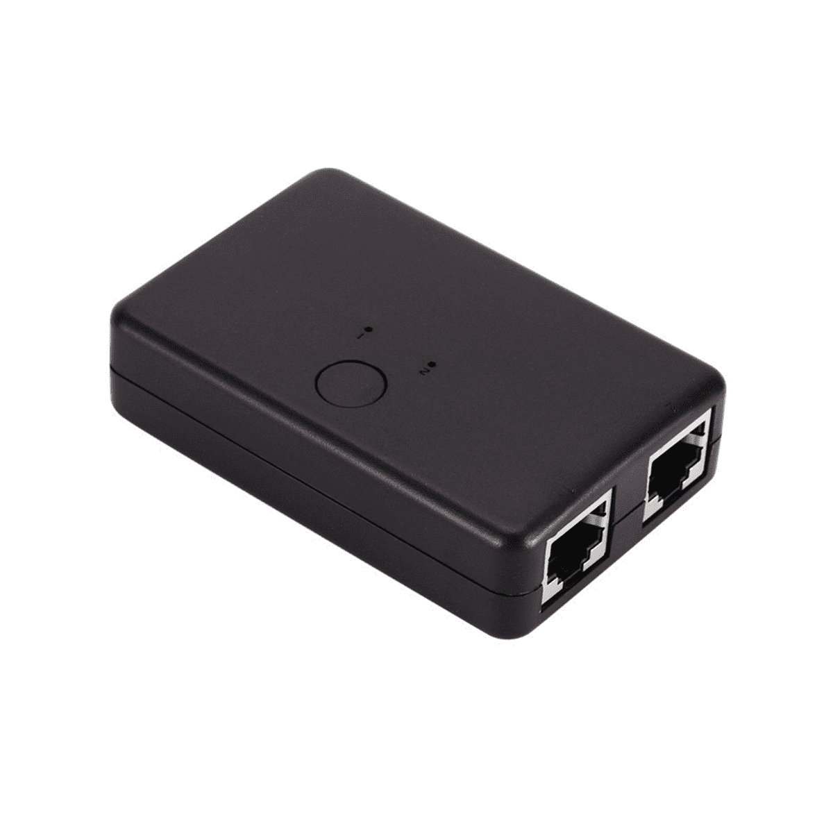 2 Port Network Switch RJ45 Switch Network Splitter Cable Extender 100Mbps Selector Power Free 2