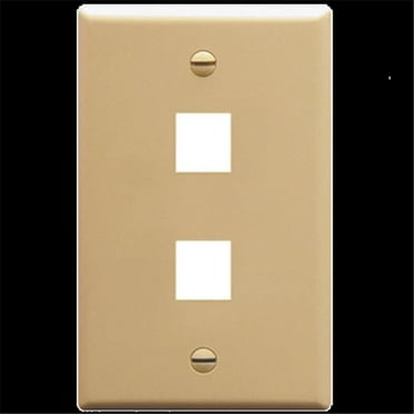 FACEPLATE, FURNITURE, TIA, 4-PORT, WHITE - Walmart.com