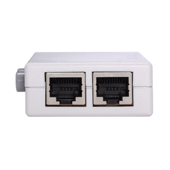 2 Port RJ45 Networks Switches Selector Internal External Networking Switcher Splitter Box 2 In 1 Out Splitter For Laptop