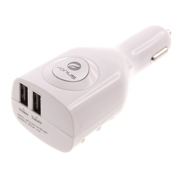 2-Port USB Car Home Charger for Samsung Galaxy Z Flip4 Phone - 2-in-1 Power Adapter DC Socket Wall E3K Compatible With Galaxy Z Flip4