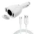 thumbnail image 1 of 2-Port USB Charger for Samsung Galaxy Z Flip5/Flip4/Flip 3 5G - 6ft Type-C Cable Power Cord DC Socket Splitter USB-C Wire Adapter for Galaxy Z Flip5/Flip4/Flip 3 5G, 1 of 5
