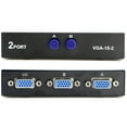 2Port VGA Switch for PC TV Monitor Black, Press Button (VGA 2 in 1