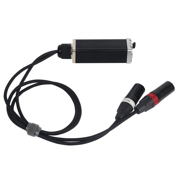 2 Port XLR Cable Extender Metal Sound Signals Boosters Suitable for Professional Studio and Live Performances Equipment