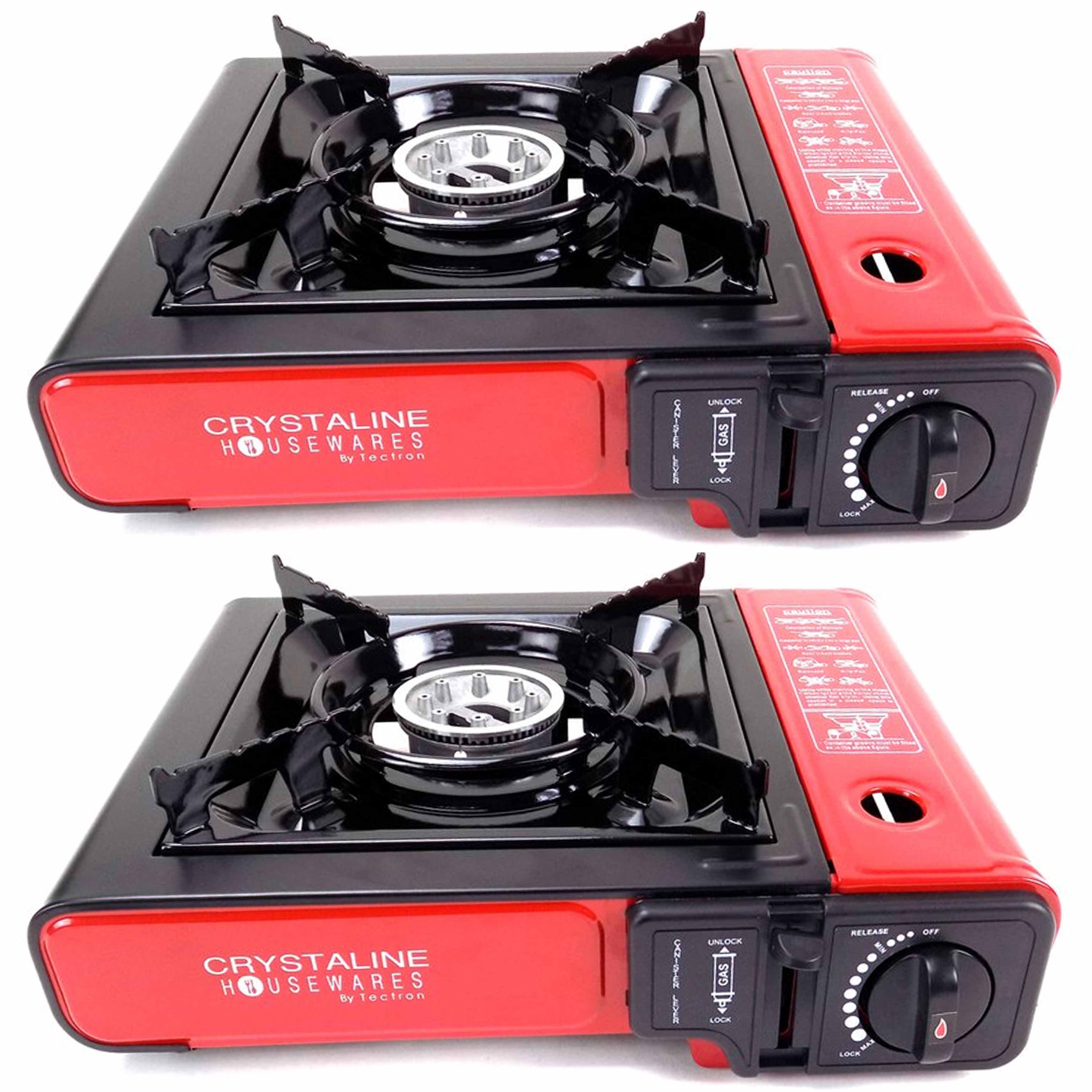 Portable Gas Camping Stove, Red