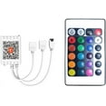 2 Ports 24 Key Tuya Smart WiFi Led Strip Lights Remote Control, 4 Pin