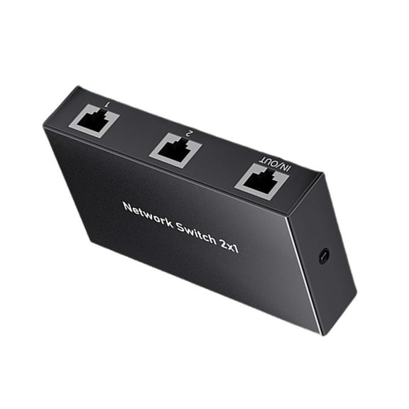 2 Ports Networking Switching Splitter Selector Networking Switching 2x1 Ethernet Networking 2 in 1 Out 1 in 2 Out