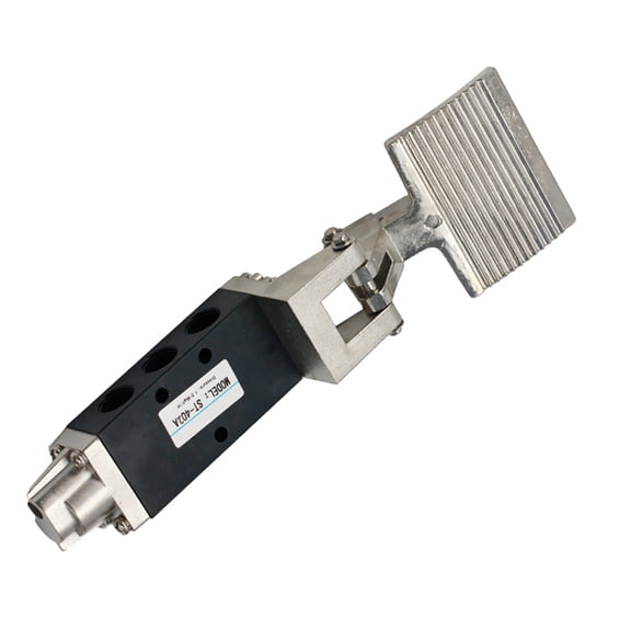 2 Position 5 way Aluminum Alloys Pneumatic Air Pedal Valves Foot Control Switches 1/4inch Pneumatic Foot Pedal Valves
