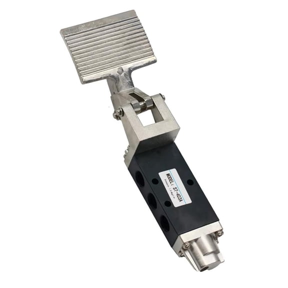 2 Position 5 way Foot Control Switches 1/4inch Pneumatic Foot Pedal Valves