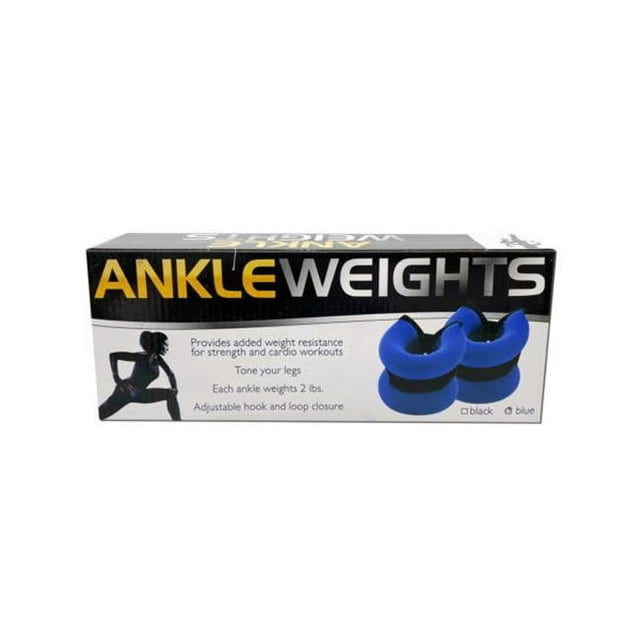 2 Pound Adjustable Ankle Weights Pack of 2