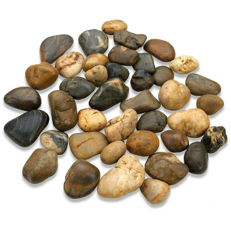Decorative Stones and Rocks in Jars
