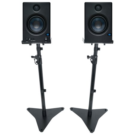 (2) Presonus Eris E5 BT 5" Powered Studio Monitors w/Bluetooth+Adjustable Stands