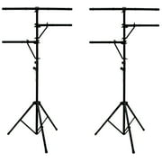 2 Pro Audio DJ Multi Arm 8 Bolt Lighting 12 Foot Tripod Light Stand Package