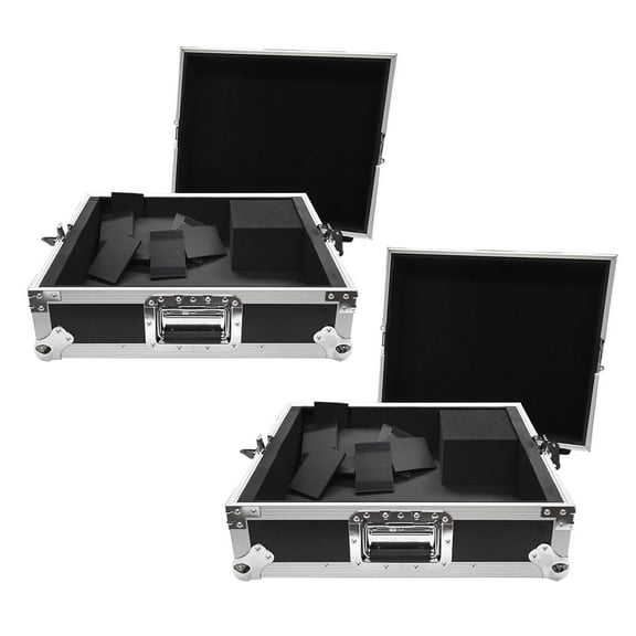 (2) ProX T-TT Universal Turntable Road Cases