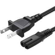 2 Prong AC Power Cord Fit for ONN. 100008734 100008736 Large Medium Party Speaker,ONN. 2.0 2.1 32" 36" 42" Roku Smart