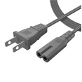 thumbnail image 1 of 2 Prong Power Cord NEMA 1-15P to IEC320 C7 Power Cable Replacement for PS5 & PS4, Power Cord for Xbox Series S/X, Xbox One S/X, Printers, Soundbar LG, Samsung, TCL, Apple TV, 10 Ft, Gray, 1 of 6