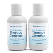 DermaHarmony 2% Pyrithione Zinc Cleanser Liquid, 4 fl oz Each, 2 Bottles