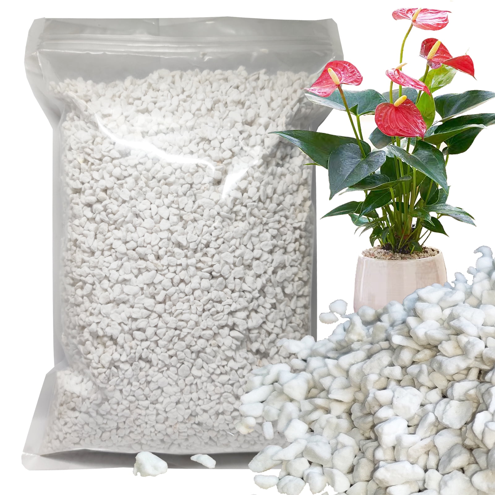 Pearlight 2 QT Horticultural Perlite for Plants, Soil Amendment Mix for Enhanced ...