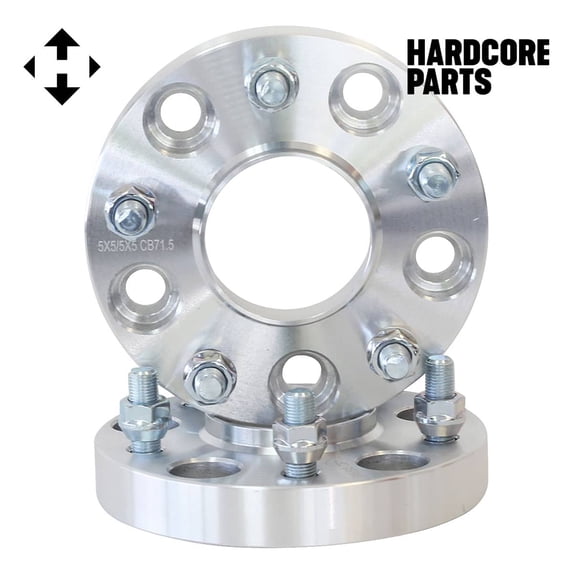 2x 50mm (2”) Hubcentric Forged Wheel Spacers – 5x127 Bolt Pattern For Jeep Grand Cherokee 2011-2022