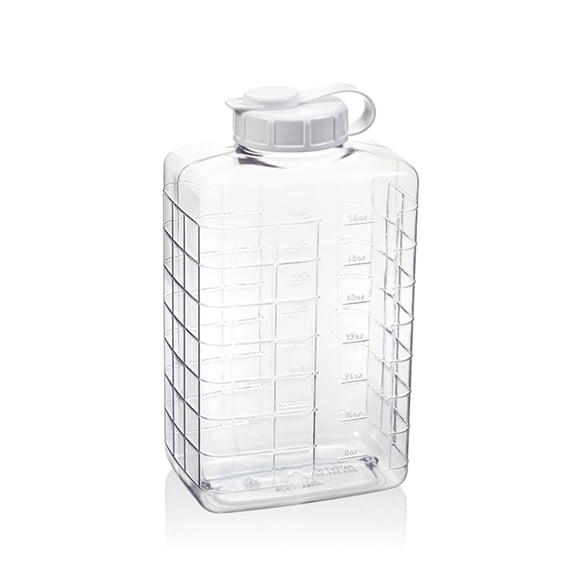2-Quart Clear Refrigerator Bottle, BPA-free, Leak Proof, For Mix, Measure, and Store