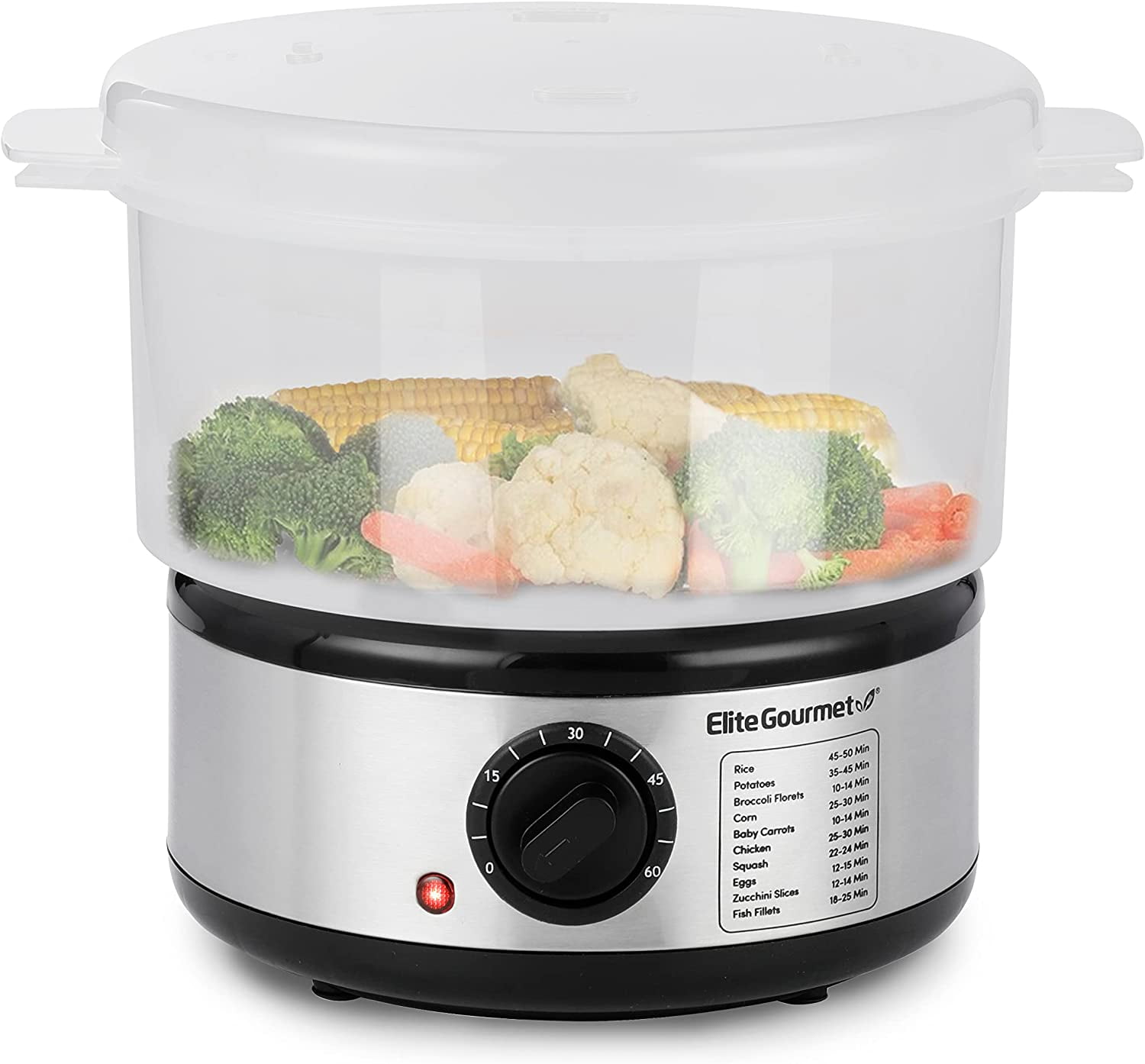 Elite 14-Quart Programmable Food Steamer in the Food Steamers department at