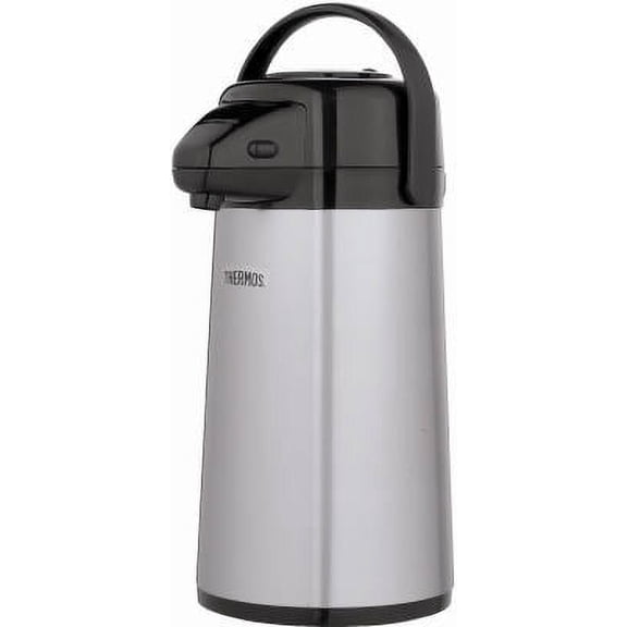 New 2 Quart Pump Pot Glass Vacuum Insulation 360 Degree Swivel Base All