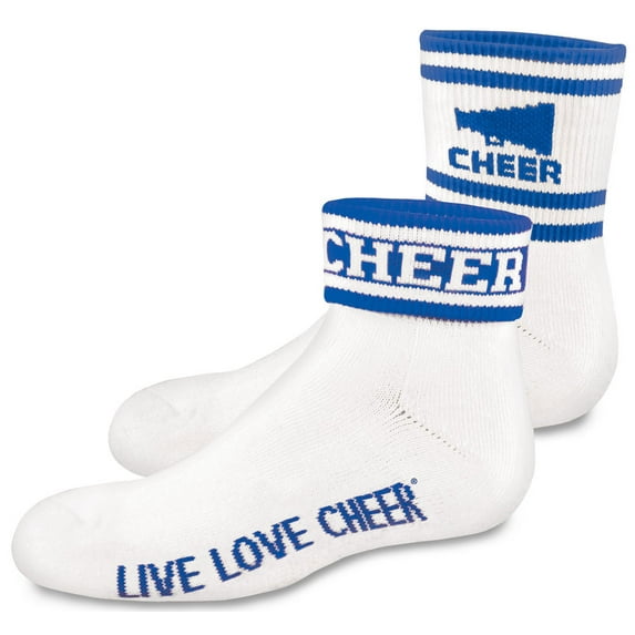 2" Quarter Sock With Meg, Cheer, & Stripe Royal Yo