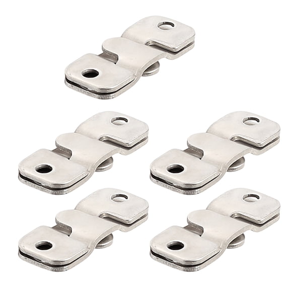 2. Quick Install Stainless Steel Mounting Brackets 10pcs Wall Hooks for Home Office Decoration, Frames & Furniture