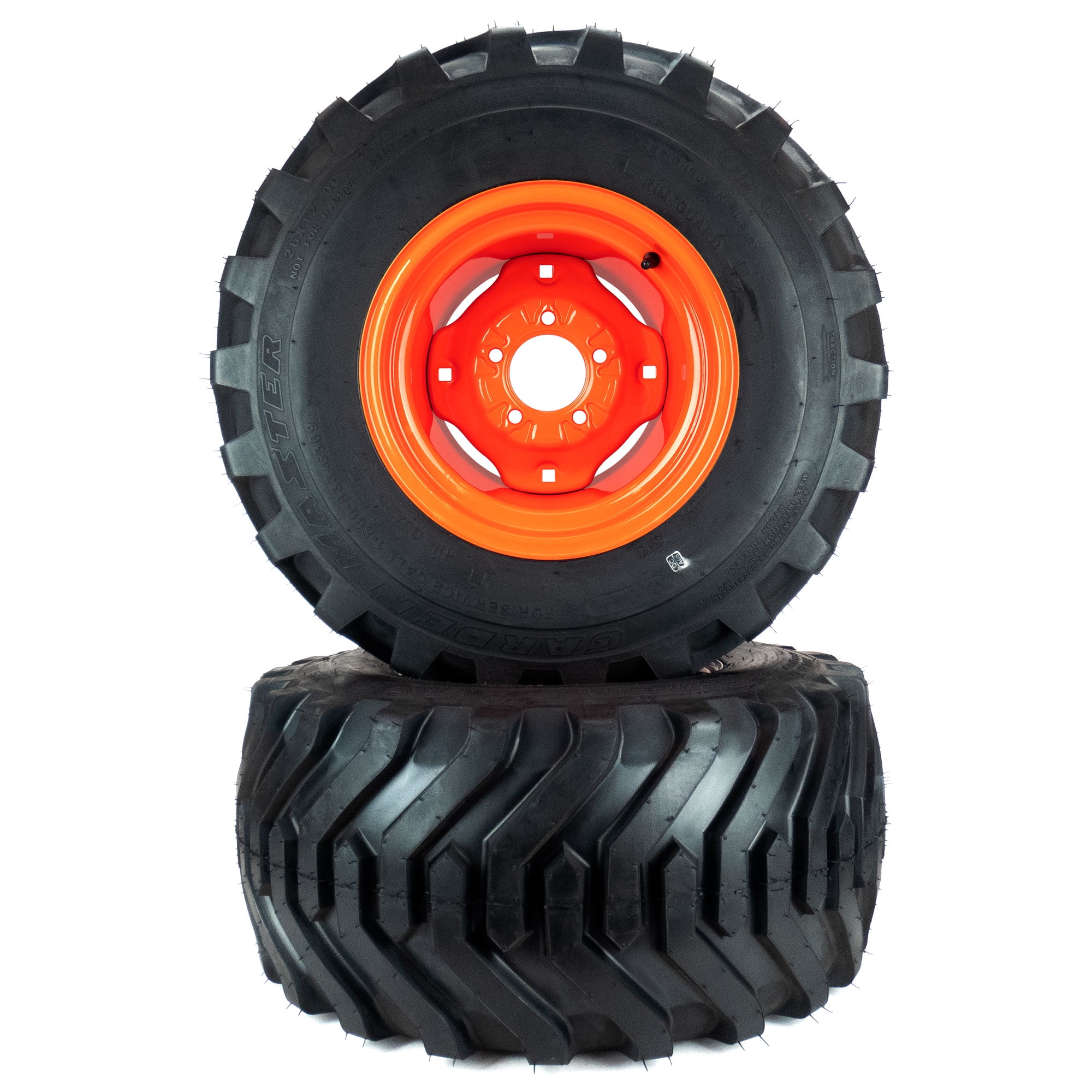 (2) R4 Rear Wheel Assemblies 26x12.0012 Fits Kubota BX2350 BX2360