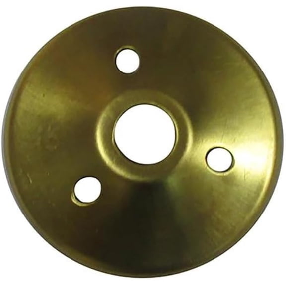 2" RD. Vented Solid Brass Vase Cap for Lamp Fixtures & Other Crafts