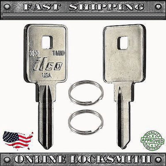 2 RV Keys - Trimark TM10 / 1610 / TRM-9D - Recreational Vehicle Keys KS110
