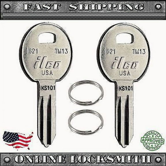 2 RV Keys - Trimark TM13 / 1621 / TRM-11D - Recreational Vehicle Keys KS101